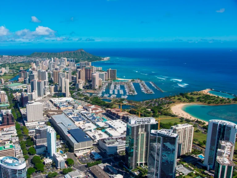 Ala Moana Center in Honolulu, Hawaii — the world’s largest open-air shopping mall near Waikiki condos and Ala Moana Beach Park